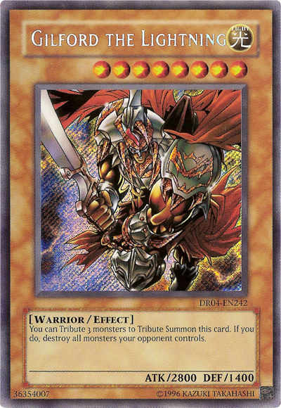 Gilford the Lightning [DR04-EN242] Secret Rare | L.A. Mood Comics and Games