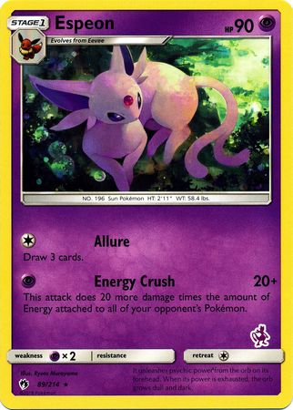 Espeon (89/214) (Mewtwo Deck) [Battle Academy 2020] | L.A. Mood Comics and Games