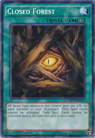Closed Forest [BP03-EN171] Shatterfoil Rare | L.A. Mood Comics and Games