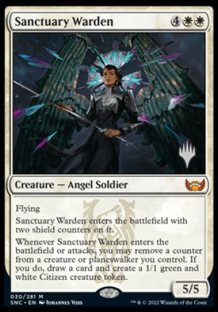 Sanctuary Warden (Promo Pack) [Streets of New Capenna Promos] | L.A. Mood Comics and Games