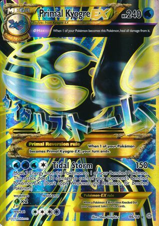 Primal Kyogre EX (96/98) (Jumbo Card) [XY: Ancient Origins] | L.A. Mood Comics and Games