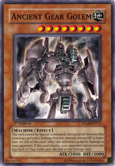 Ancient Gear Golem [SD10-EN012] Common | L.A. Mood Comics and Games