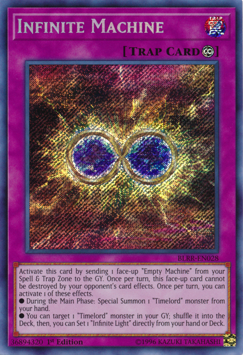 Infinite Machine [BLRR-EN028] Secret Rare | L.A. Mood Comics and Games