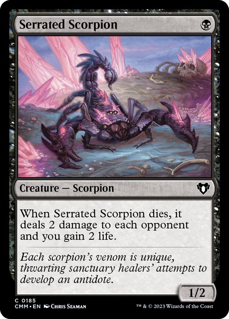 Serrated Scorpion [Commander Masters] | L.A. Mood Comics and Games