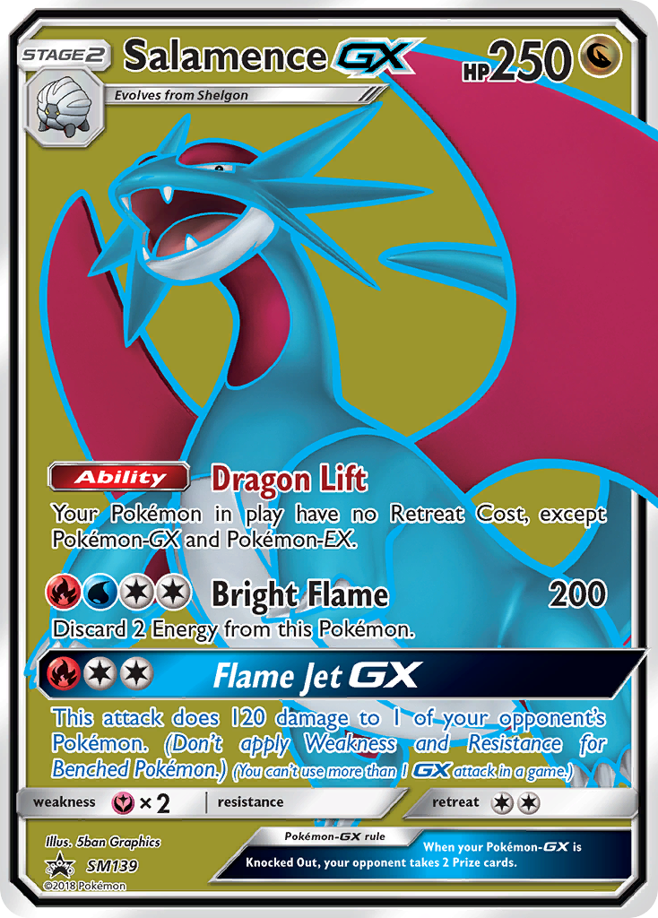 Salamence GX (SM139) [Sun & Moon: Black Star Promos] | L.A. Mood Comics and Games