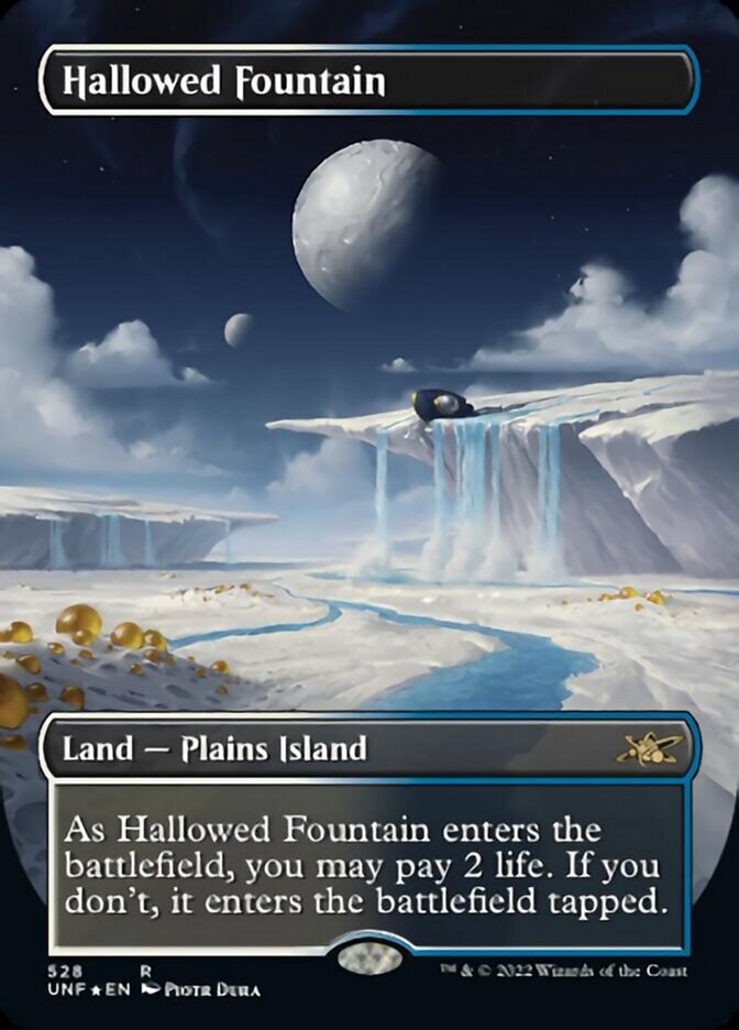 Hallowed Fountain (Borderless) (Galaxy Foil) [Unfinity] | L.A. Mood Comics and Games