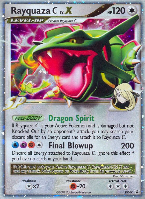 Rayquaza C LV.X (DP47) [Diamond & Pearl: Black Star Promos] | L.A. Mood Comics and Games