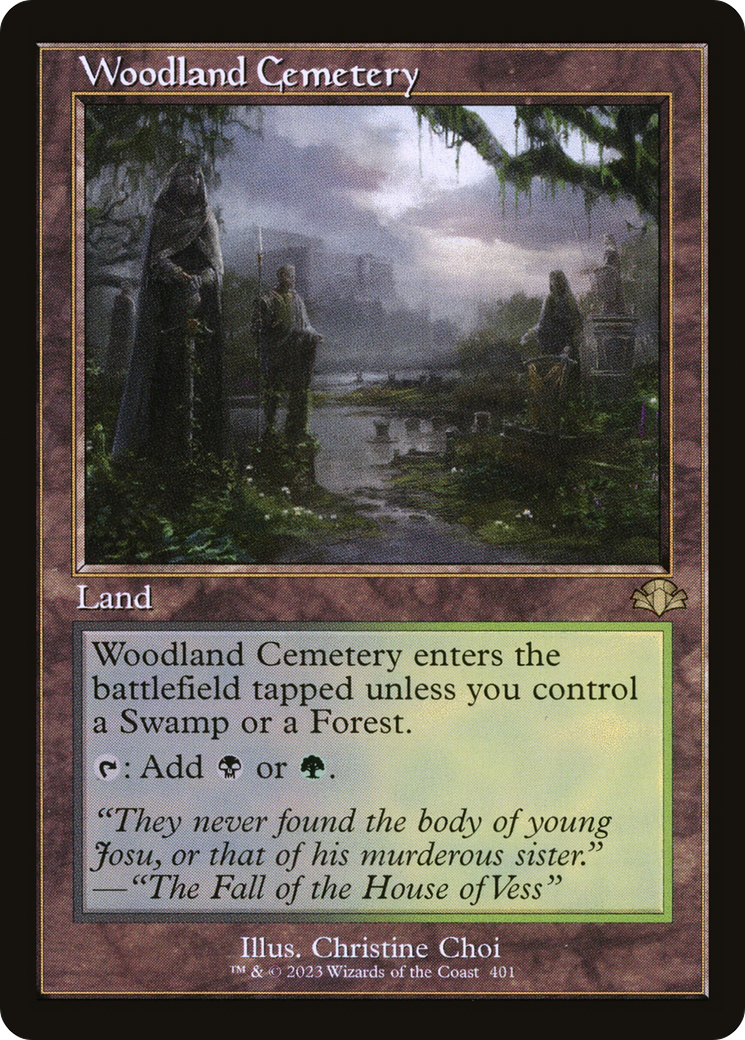 Woodland Cemetery (Retro) [Dominaria Remastered] | L.A. Mood Comics and Games