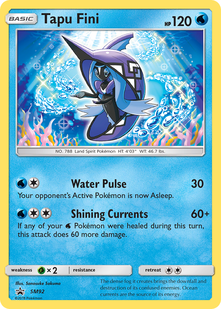Tapu Fini (SM92) [Sun & Moon: Black Star Promos] | L.A. Mood Comics and Games