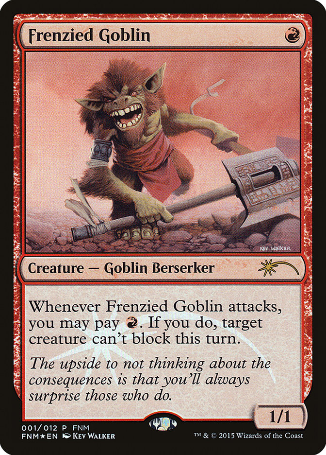 Frenzied Goblin [Friday Night Magic 2015] | L.A. Mood Comics and Games