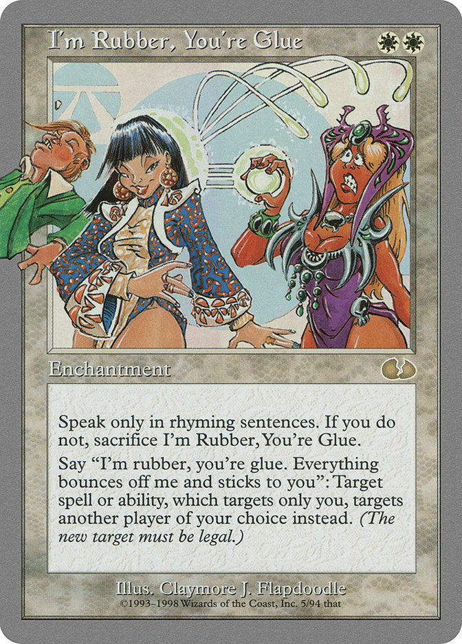 I'm Rubber, You're Glue [Unglued] | L.A. Mood Comics and Games
