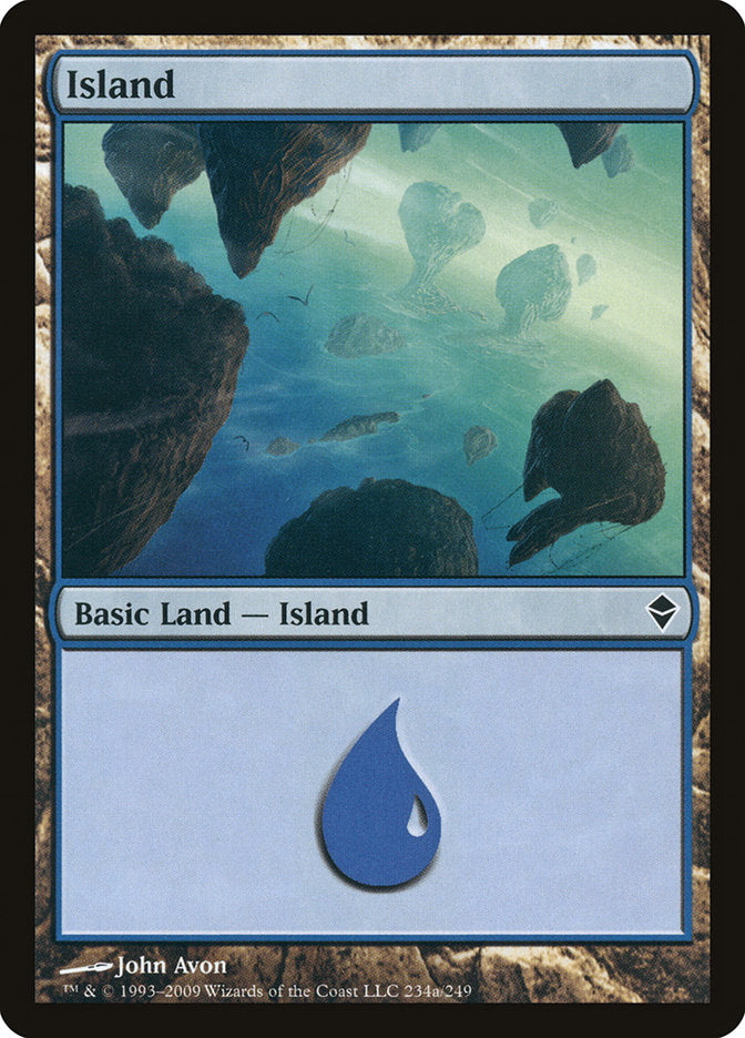 Island (234a) [Zendikar] | L.A. Mood Comics and Games