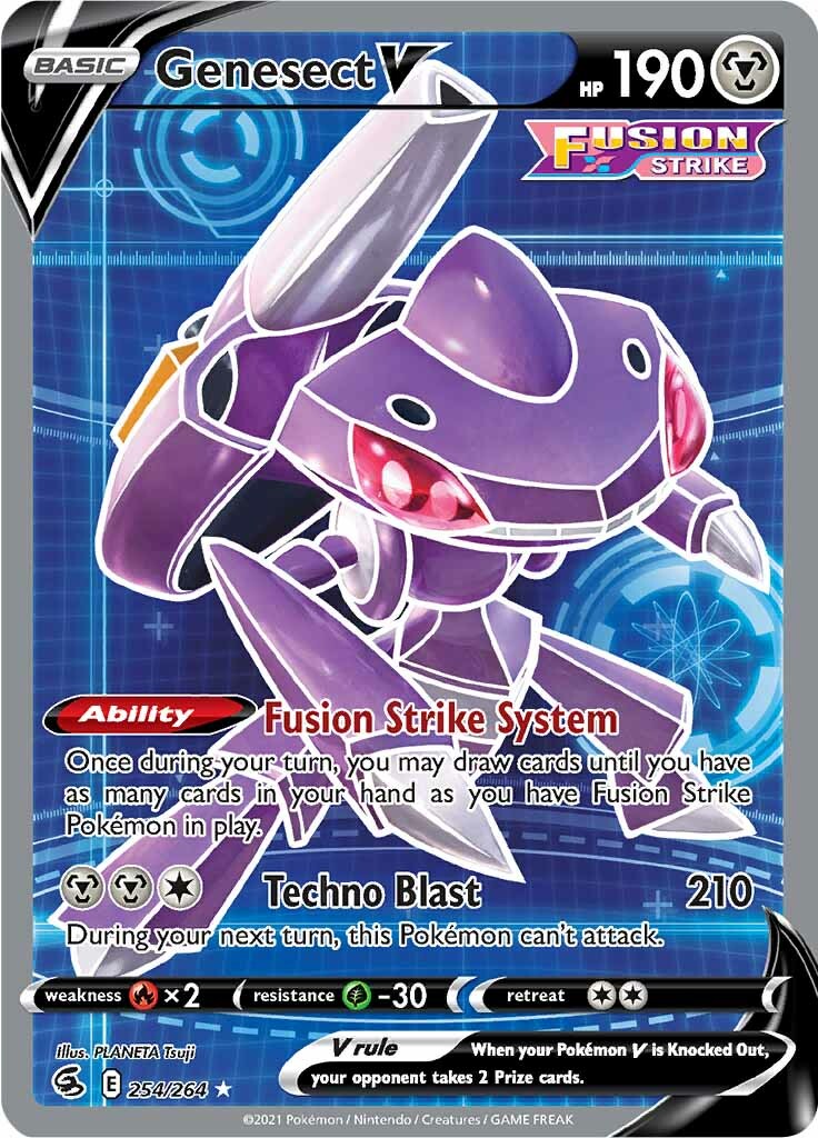 Genesect V (254/264) [Sword & Shield: Fusion Strike] | L.A. Mood Comics and Games