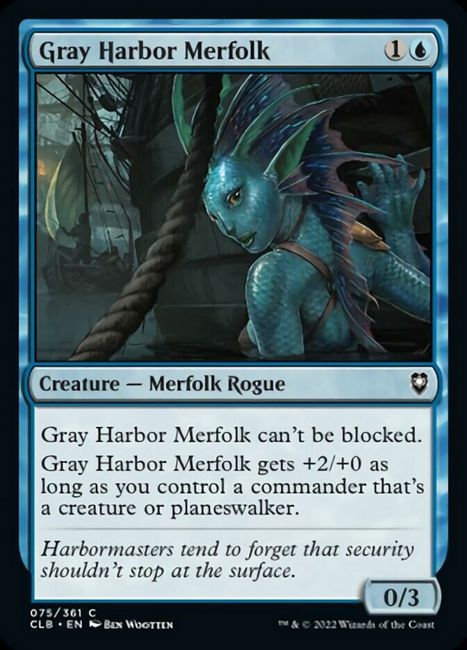 Gray Harbor Merfolk [Commander Legends: Battle for Baldur's Gate] | L.A. Mood Comics and Games