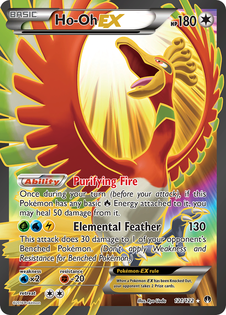 Ho-Oh EX (121/122) [XY: BREAKpoint] | L.A. Mood Comics and Games