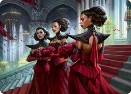 Olivia's Attendants Art Card [Innistrad: Crimson Vow Art Series] | L.A. Mood Comics and Games