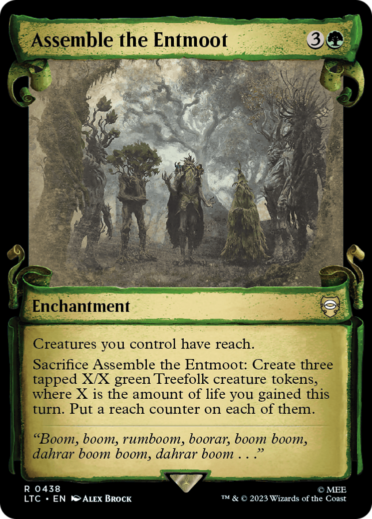 Assemble the Entmoot [The Lord of the Rings: Tales of Middle-Earth Commander Showcase Scrolls] | L.A. Mood Comics and Games