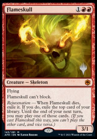 Flameskull (Promo Pack) [Dungeons & Dragons: Adventures in the Forgotten Realms Promos] | L.A. Mood Comics and Games