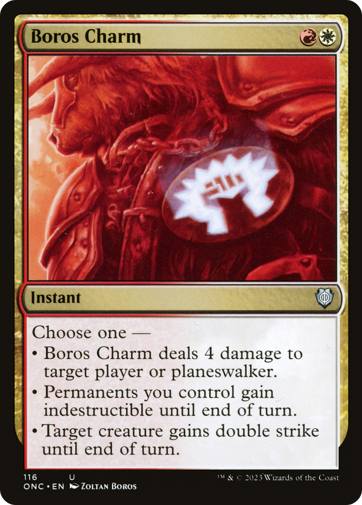 Boros Charm [Phyrexia: All Will Be One Commander] | L.A. Mood Comics and Games