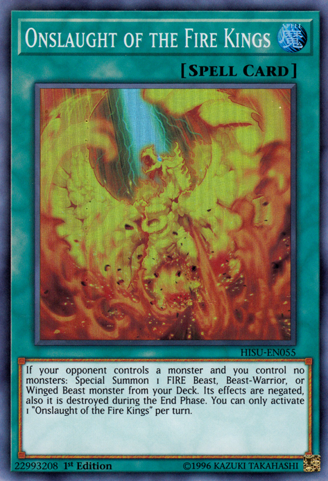 Onslaught of the Fire Kings [HISU-EN055] Super Rare | L.A. Mood Comics and Games