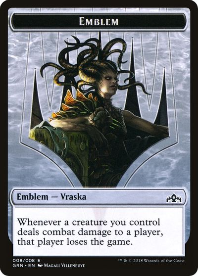 Vraska Emblem // Human Double-Sided Token [Challenger Decks 2020 Tokens] | L.A. Mood Comics and Games