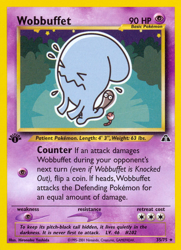 Wobbuffet (35/75) [Neo Discovery 1st Edition] | L.A. Mood Comics and Games