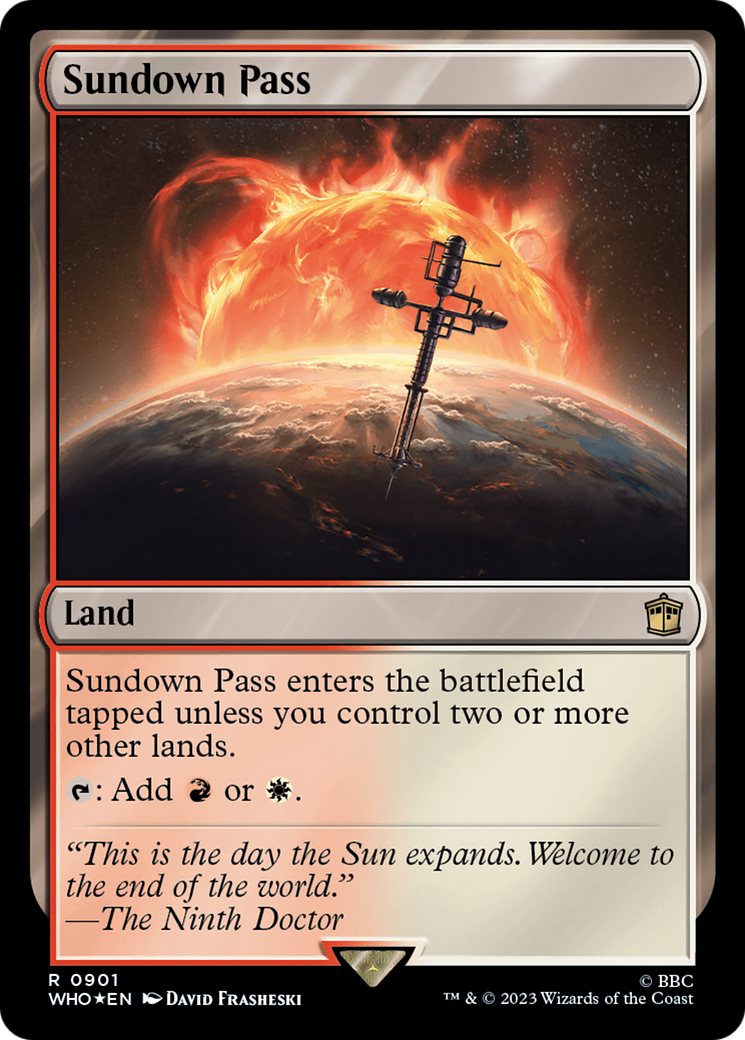 Sundown Pass (Surge Foil) [Doctor Who] | L.A. Mood Comics and Games