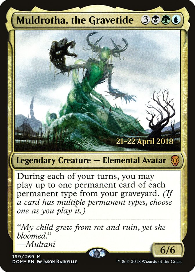 Muldrotha, the Gravetide [Dominaria Prerelease Promos] | L.A. Mood Comics and Games