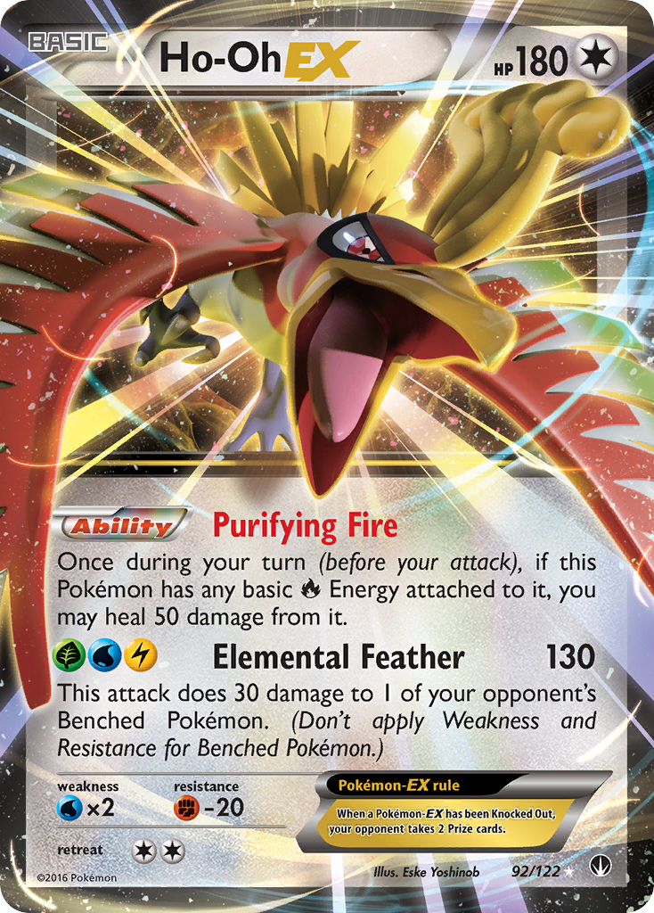 Ho-Oh EX (92/122) [XY: BREAKpoint] | L.A. Mood Comics and Games