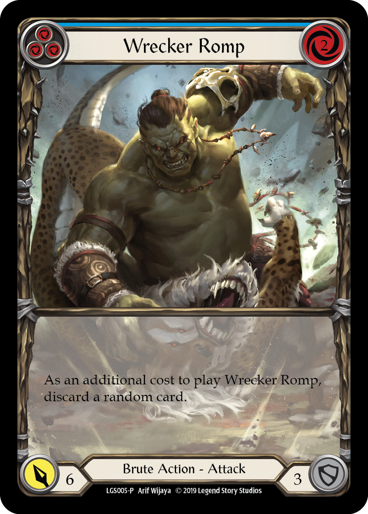 Wrecker Romp (Blue) [LGS005-P] (Promo)  1st Edition Normal | L.A. Mood Comics and Games