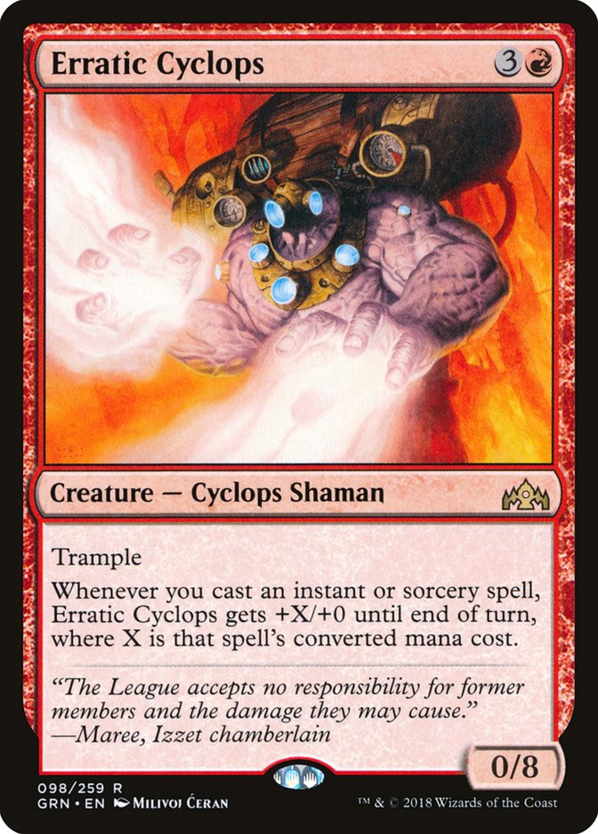 Erratic Cyclops [Guilds of Ravnica] | L.A. Mood Comics and Games