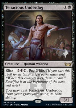 Tenacious Underdog (Promo Pack) [Streets of New Capenna Promos] | L.A. Mood Comics and Games