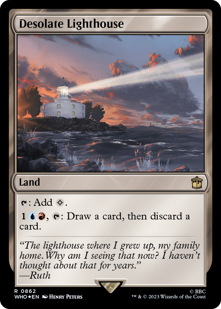 Desolate Lighthouse (Surge Foil) [Doctor Who] | L.A. Mood Comics and Games