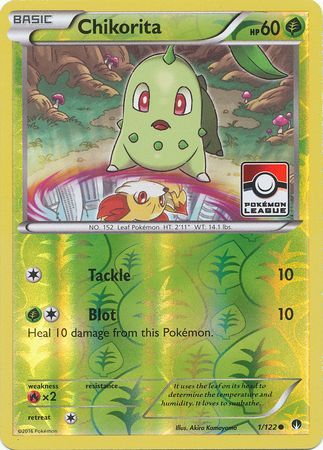 Chikorita (1/122) (League Promo) [XY: BREAKpoint] | L.A. Mood Comics and Games