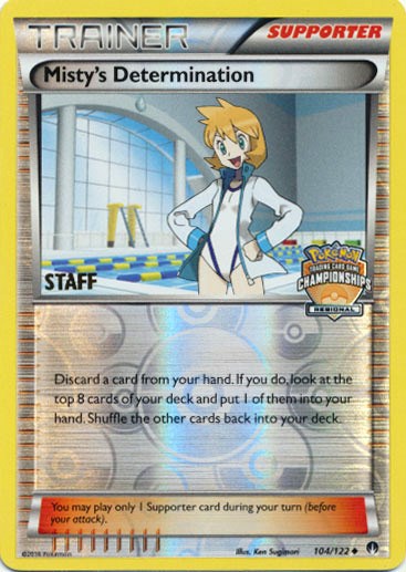 Misty's Determination (104/122) (Regional Championship Promo Staff) [XY: BREAKpoint] | L.A. Mood Comics and Games
