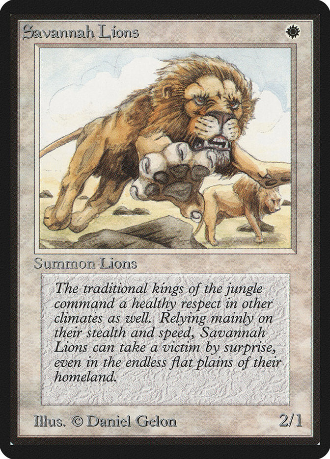 Savannah Lions [Beta Edition] | L.A. Mood Comics and Games