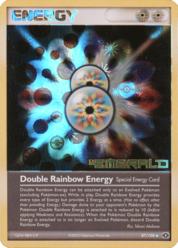 Double Rainbow Energy (87/106) (Stamped) [EX: Emerald] | L.A. Mood Comics and Games