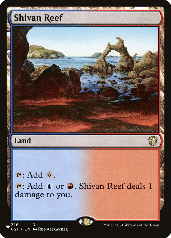 Shivan Reef [Secret Lair: Heads I Win, Tails You Lose] | L.A. Mood Comics and Games