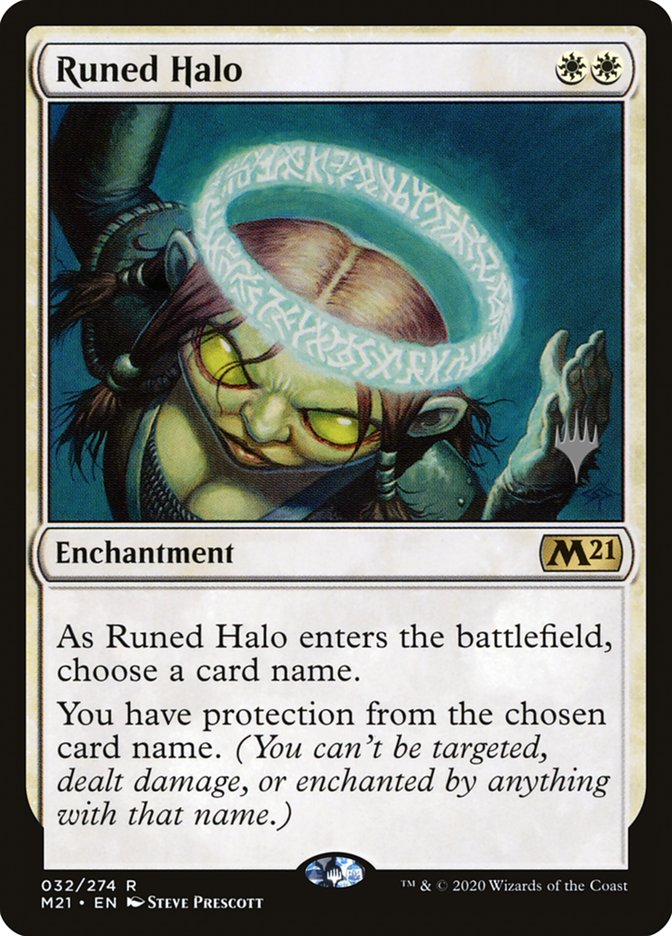 Runed Halo (Promo Pack) [Core Set 2021 Promos] | L.A. Mood Comics and Games