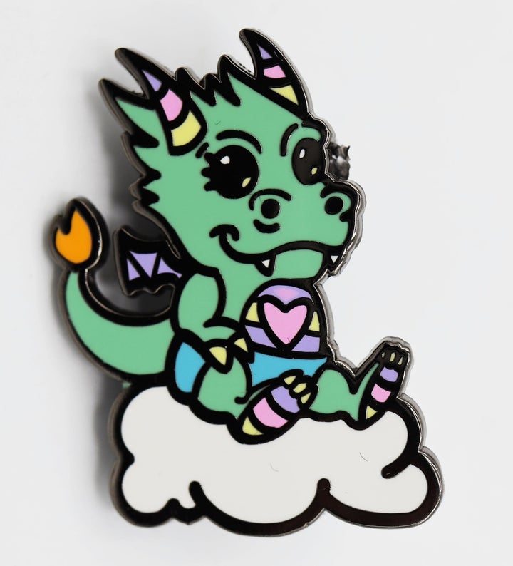 Baby Monster Pin: Dragon | L.A. Mood Comics and Games