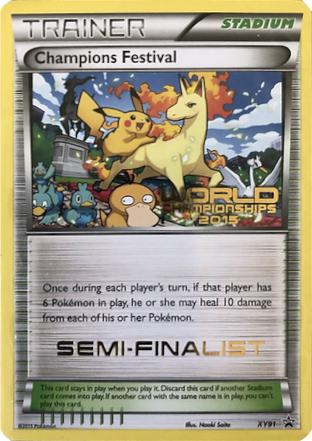 Champions Festival (XY91) (2015 Semi-Finalist) [XY: Black Star Promos] | L.A. Mood Comics and Games