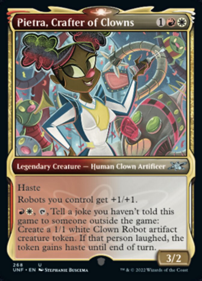 Pietra, Crafter of Clowns (Showcase) [Unfinity] | L.A. Mood Comics and Games