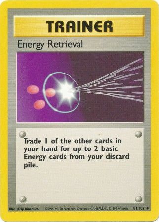Energy Retrieval (81/102) [Base Set Unlimited] | L.A. Mood Comics and Games