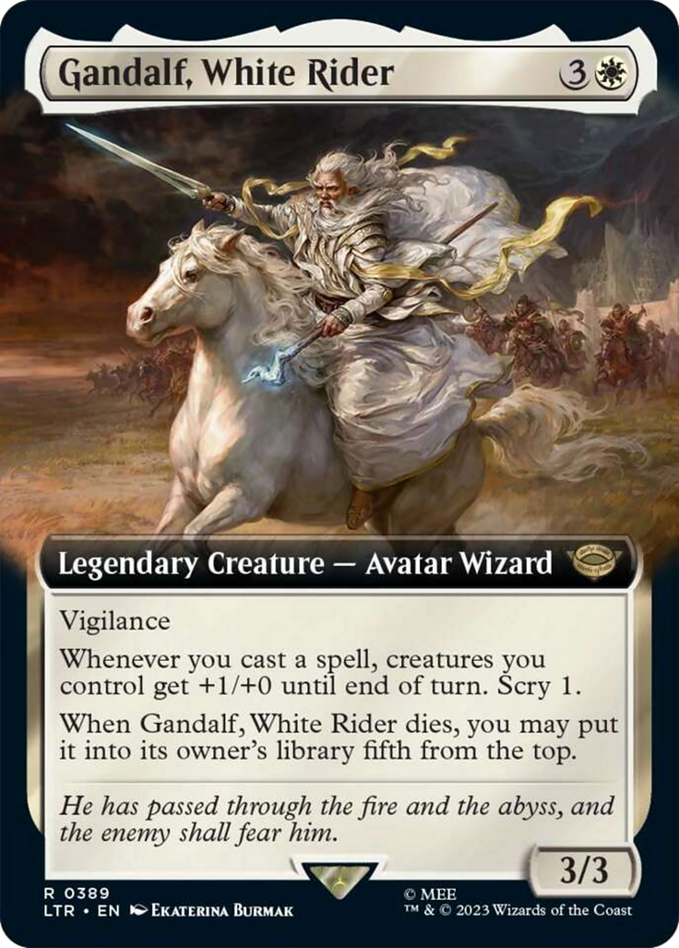Gandalf, White Rider (Extended Art) [The Lord of the Rings: Tales of Middle-Earth] | L.A. Mood Comics and Games
