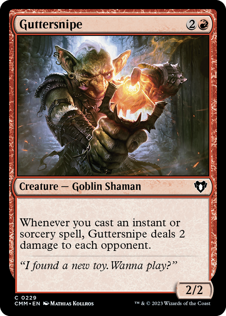 Guttersnipe [Commander Masters] | L.A. Mood Comics and Games