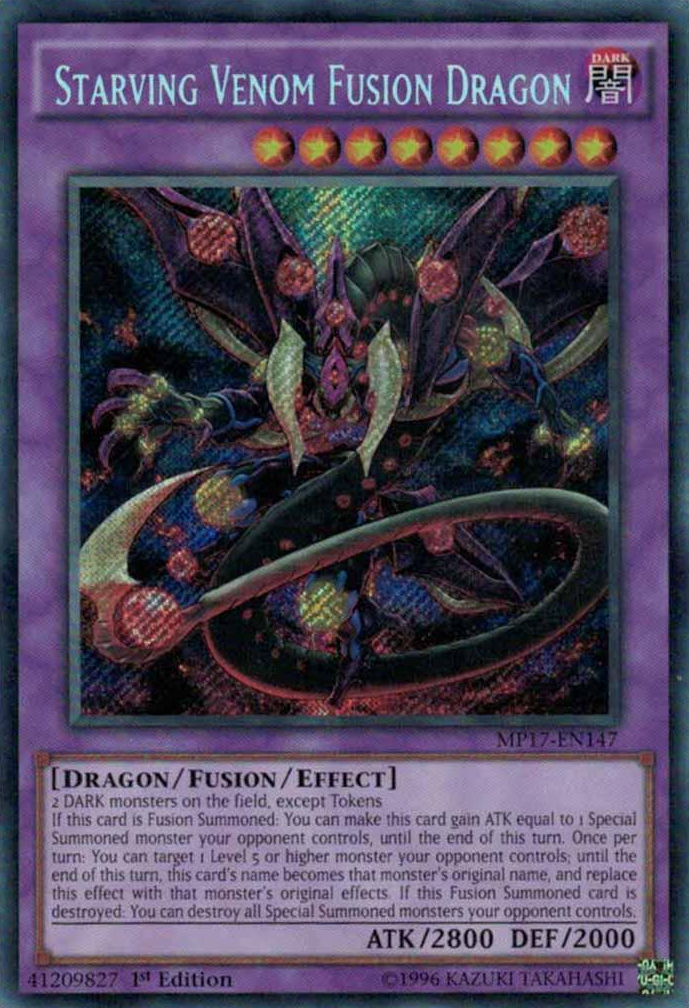 Starving Venom Fusion Dragon [MP17-EN147] Secret Rare | L.A. Mood Comics and Games