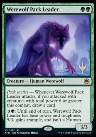 Werewolf Pack Leader (Promo Pack) [Dungeons & Dragons: Adventures in the Forgotten Realms Promos] | L.A. Mood Comics and Games