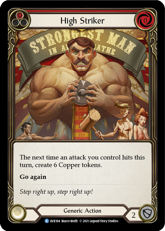 High Striker (Red) [EVR164] (Everfest)  1st Edition Rainbow Foil | L.A. Mood Comics and Games