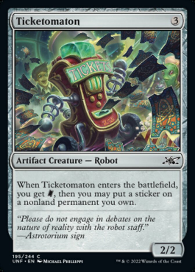 Ticketomaton [Unfinity] | L.A. Mood Comics and Games