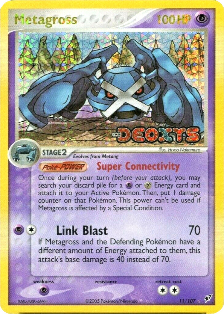 Metagross (11/107) (Stamped) [EX: Deoxys] | L.A. Mood Comics and Games